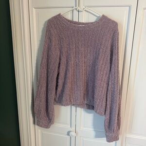 Altar'd State Soft Purple Crew Neck Sweater